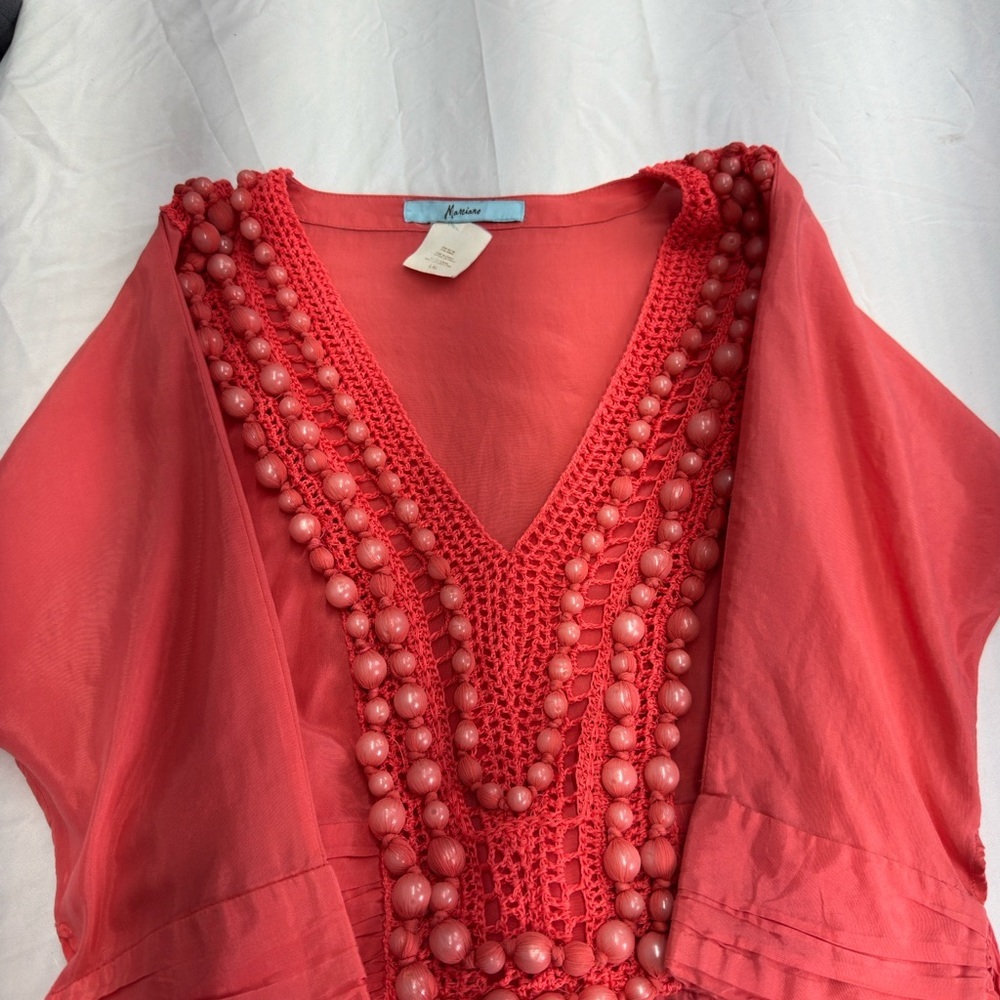 Marciano.  Coral V-Neck Top - Picture 7 of 12